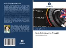 Bookcover of Sprachliche Anmerkungen