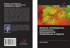 Bookcover of Badanie morfologiczne, anatomiczne i taksonomiczne Umbelliferae w Egipcie