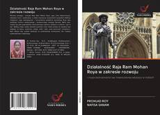 Bookcover of Działalność Raja Ram Mohan Roya w zakresie rozwoju