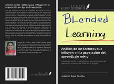 Buchcover von Análisis de los factores que influyen en la aceptación del aprendizaje mixto