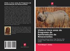 Capa do livro de Vinte e cinco anos de Programa de Reintrodução de Rinocerontes 