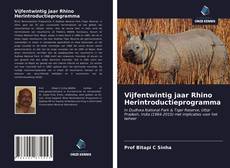 Vijfentwintig jaar Rhino Herintroductieprogramma kitap kapağı