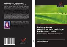 Buchcover von Badanie trawy południowo-wschodniego Radżastanu, Indie