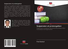 Suspension et prolongation kitap kapağı
