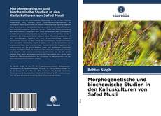 Buchcover von Morphogenetische und biochemische Studien in den Kalluskulturen von Safed Musli