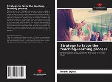 Portada del libro de Strategy to favor the teaching-learning process