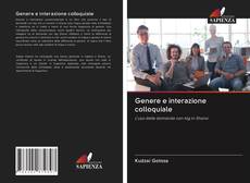 Buchcover von Genere e interazione colloquiale