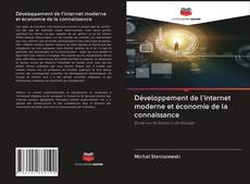 Buchcover von Développement de l'internet moderne et économie de la connaissance