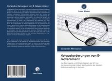 Capa do livro de Herausforderungen von E-Government 