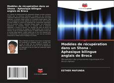 Buchcover von Modèles de récupération dans un Shona - Aphasique bilingue anglais de Broca