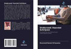 Onderzoek Voorstel Schrijven的封面