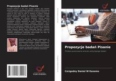 Portada del libro de Propozycje badań Pisanie