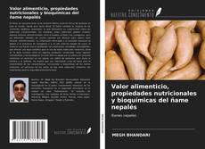 Buchcover von Valor alimenticio, propiedades nutricionales y bioquímicas del ñame nepalés