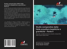 Buchcover von Studio comparativo delle falde acquifere basaltiche e granitiche - Parte II