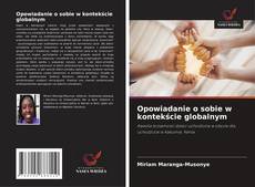 Portada del libro de Opowiadanie o sobie w kontekście globalnym