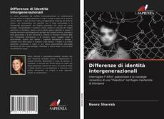 Differenze di identità intergenerazionali kitap kapağı