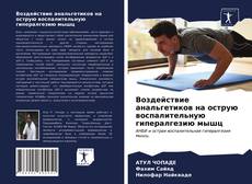 Couverture de Воздействие анальгетиков на острую воспалительную гипералгезию мышц