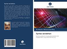Bookcover of Syntax verstehen