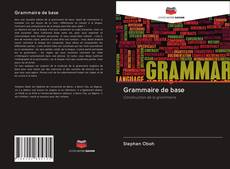 Grammaire de base kitap kapağı