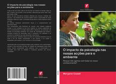 Buchcover von O impacto da psicologia nas nossas acções para o ambiente