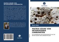 MATRIX-SÄURE VON HETEROGENEN CARBONATEN kitap kapağı