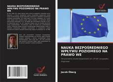 Portada del libro de NAUKA BEZPOŚREDNIEGO WPŁYWU POZIOMEGO NA PRAWO WE