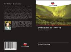 Buchcover von De l'histoire de la Russie
