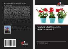 Capa do livro de Funzione citochinina nelle piante ornamentali 