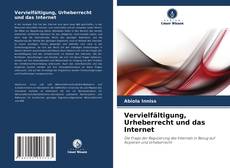 Обложка Vervielfältigung, Urheberrecht und das Internet