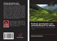 Portada del libro de Reakcja genotypów ryżu zorientowanych na klienta