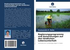 Copertina di Regierungsprogramme und Auswirkungen auf den ländlichen Lebensunterhalt