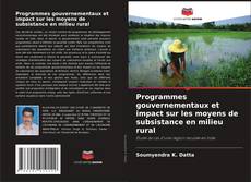 Programmes gouvernementaux et impact sur les moyens de subsistance en milieu rural kitap kapağı