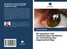 Ein genaues und zuverlässiges Verfahren zur Erkennung des Augenaufschlags kitap kapağı