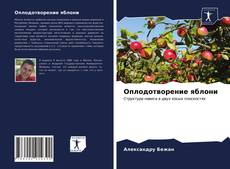 Capa do livro de Оплодотворение яблони 