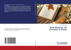 Copertina di Walt Whitman: An Innovator in Poetry