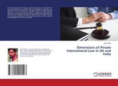 Copertina di Dimensions of Private International Law in UK and India