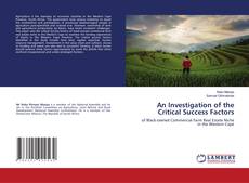 Copertina di An Investigation of the Critical Success Factors