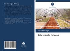 Buchcover von Solarenergie-Nutzung