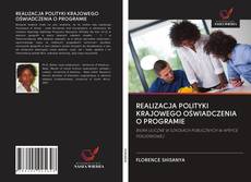 Portada del libro de REALIZACJA POLITYKI KRAJOWEGO OŚWIADCZENIA O PROGRAMIE