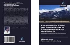 Bookcover of Pandemieën als middel voor intercometaire en intergouvernementele communicatie