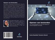 Copertina di Openen van bestanden