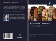 Wat is People's Diplomacy? kitap kapağı