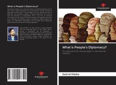 Capa do livro de What is People's Diplomacy? 