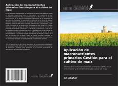 Aplicación de macronutrientes primarios Gestión para el cultivo de maíz kitap kapağı