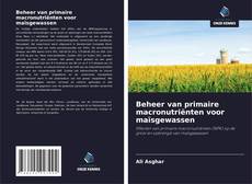 Borítókép a  Beheer van primaire macronutriënten voor maïsgewassen - hoz