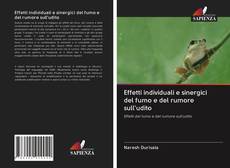 Buchcover von Effetti individuali e sinergici del fumo e del rumore sull'udito