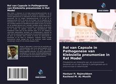 Bookcover of Rol van Capsule in Pathogenese van Klebsiella pneumoniae in Rat Model