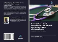 Bookcover of Betekenissen die inwoners van Budiriro hechten aan de choleraziekte