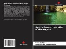 Capa do livro de Description and operation of the foggara 