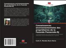 Bookcover of Connaissances environnementales des propriétaires de la Fazenda Passaredo-RJ
